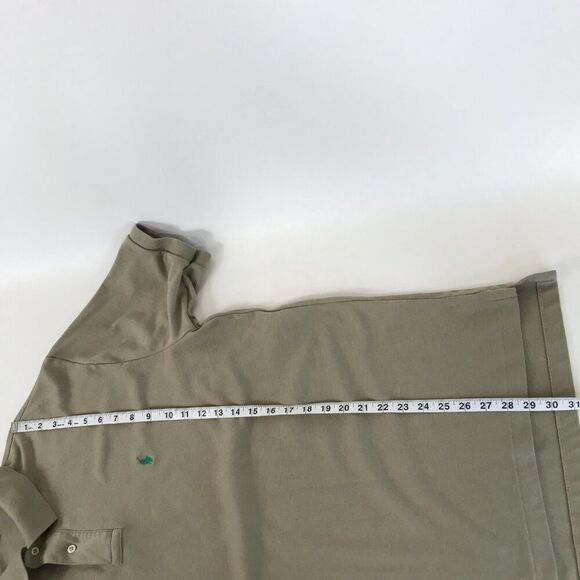 Polo by Ralph Lauren Golf Polo Men's XL Beige Short Sleeve 100% Cotton Casual - Picture 11 of 13